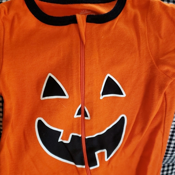Pumpkin Fall Halloween Baby Outfit - Picture 3 of 8